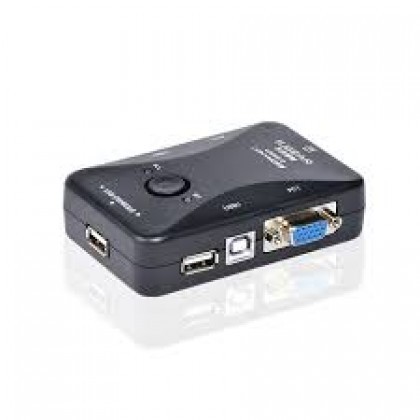 2-Port Manual USB 2.0 KVM VGA Switching Box for 2 PC
